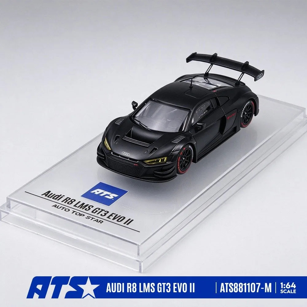 (Coming Soon) ATS & WM 1:64 Audi R8 LMS GT3 EVO II Matte Black