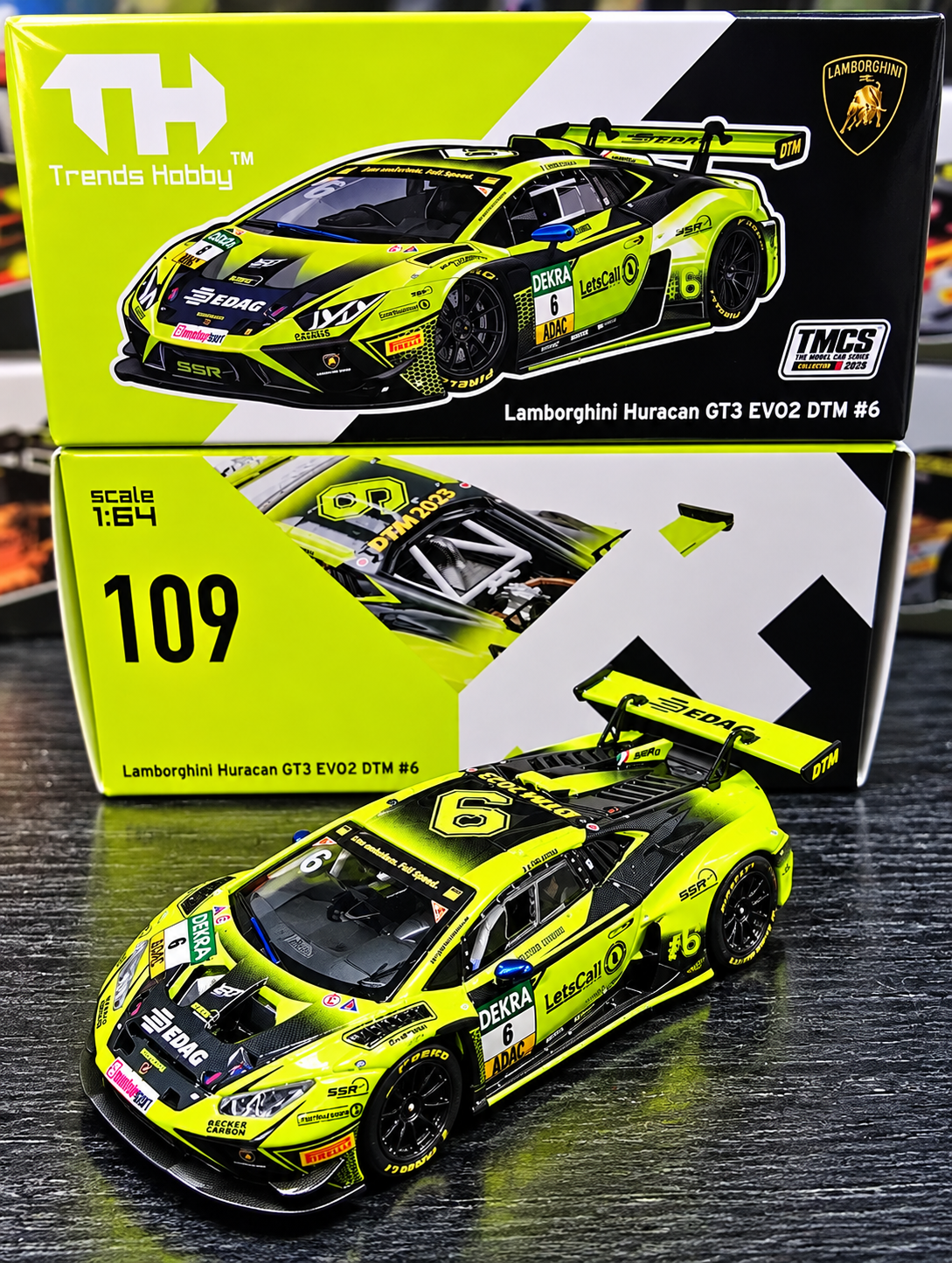 TRENDS HOBBY 1:64 Lamborghini Huracán GT3 Evo2 #6 | TMCS 2026 Event Exclusive