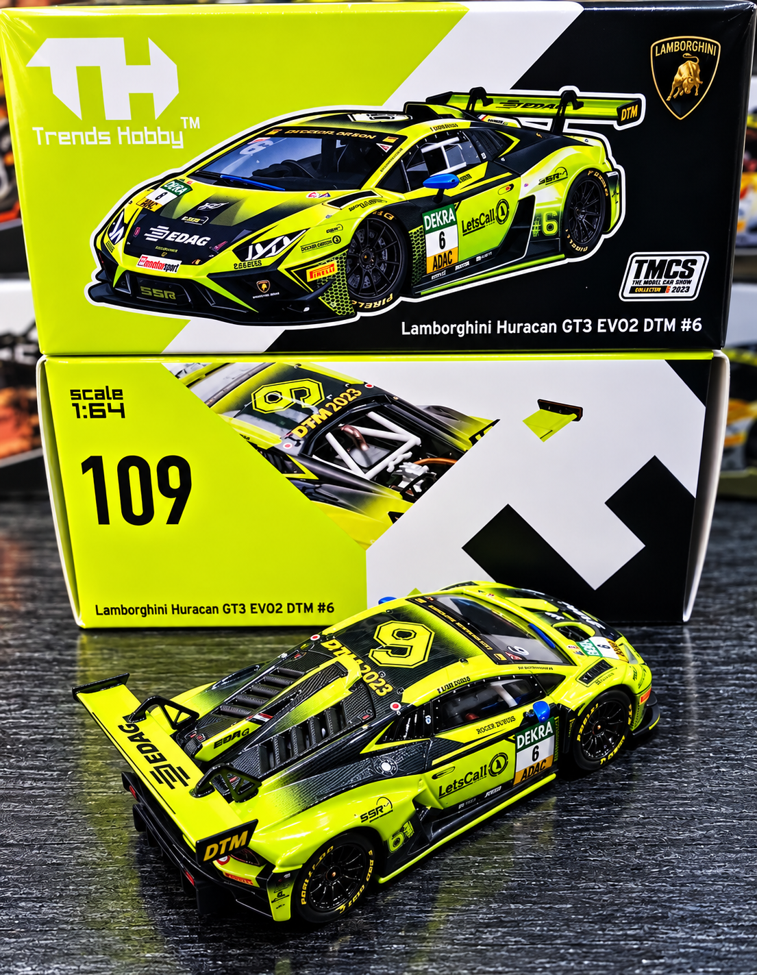 TRENDS HOBBY 1:64 Lamborghini Huracán GT3 Evo2 #6 | TMCS 2026 Event Exclusive