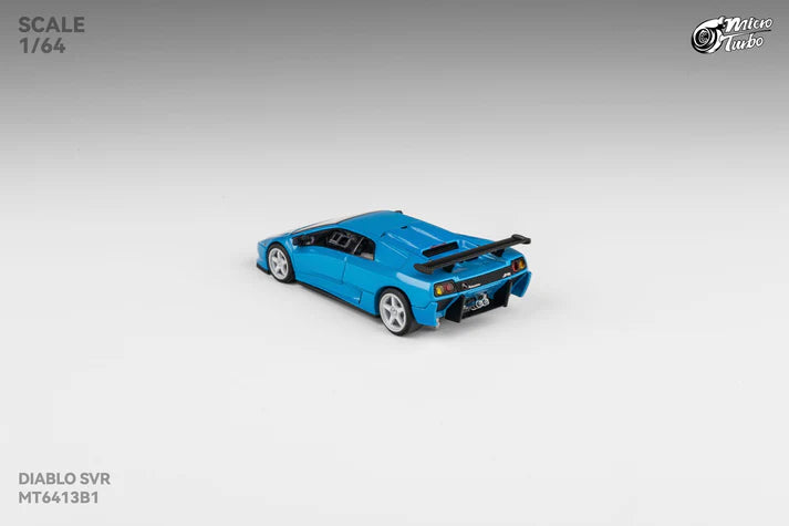 (Coming Soon) MICROTURBO 1/64 Custom Diablo SVR - Metallic Blue