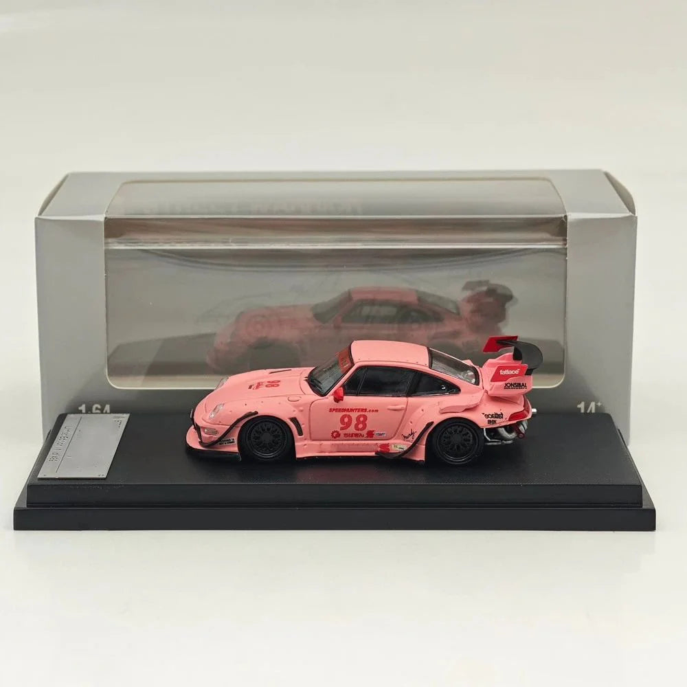 Street Warrior 1/64 Porsche 993 RWB #93 "Hooters" Pink