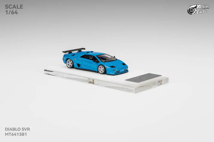 (Coming Soon) MICROTURBO 1/64 Custom Diablo SVR - Metallic Blue