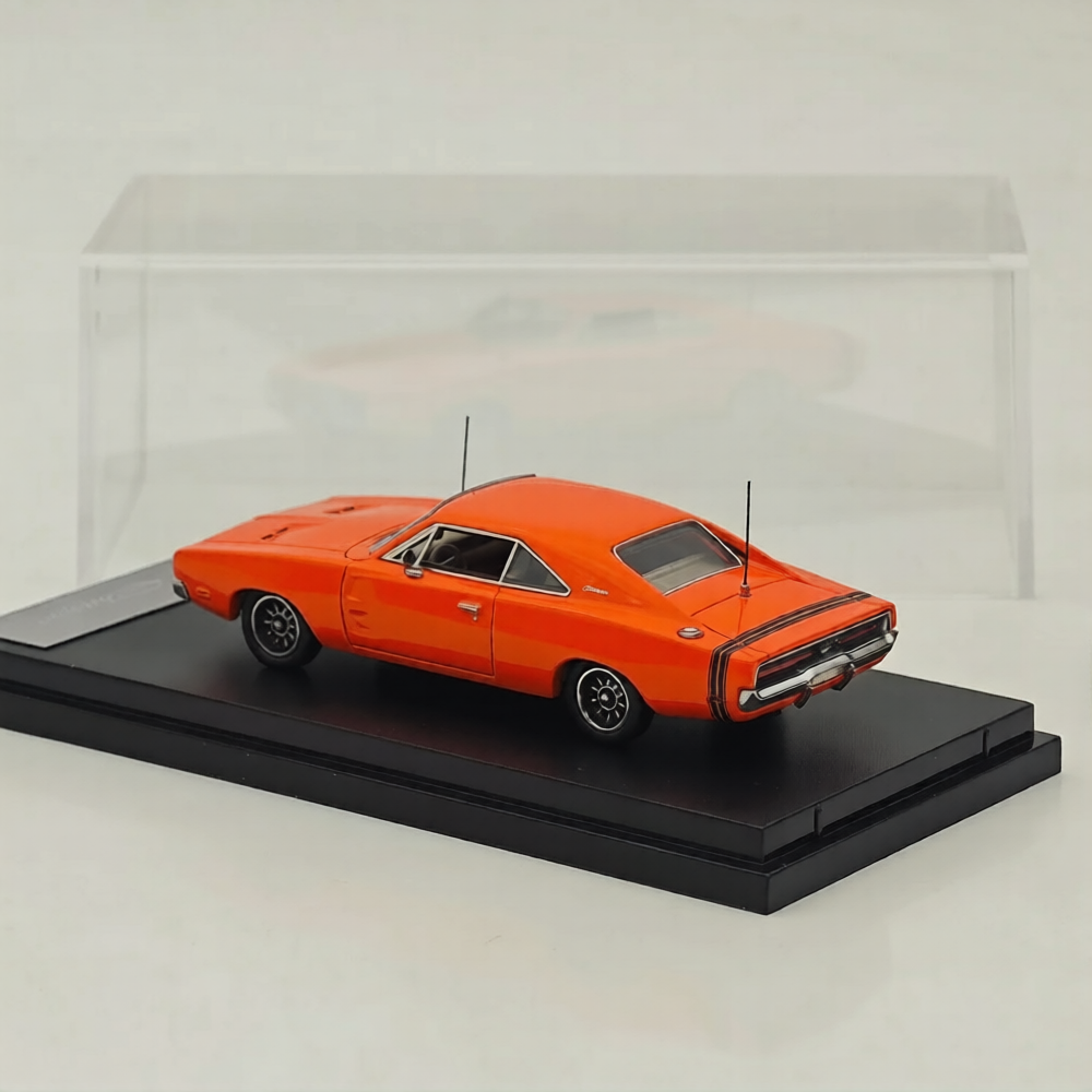 Mini Forge 1969 Charger R/T Orange With Black Stripe