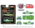 (Coming Soon) M2 MACHINES 1:64 Diorama Series 2026 “C10s In The Park” 1978 Chevrolet Cheyenne Super 30 – Two-Tone Green White – Mijo Exclusives