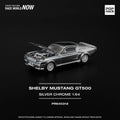 (Coming Soon) POPRACE 1/64 SHELBY MUSTANG GT500 - SILVER CHROME
