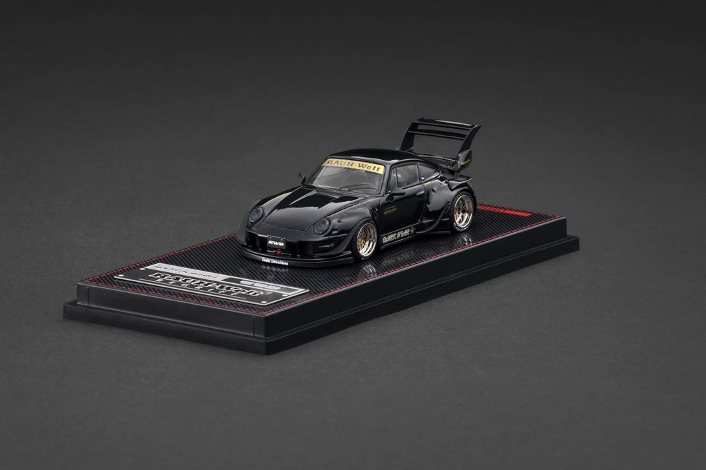 IGNITION MODEL Porsche Rauh-Welt Begriff RWB 993 Black 1/64 scale
