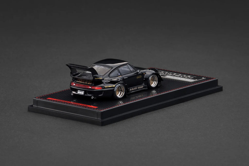IGNITION MODEL Porsche Rauh-Welt Begriff RWB 993 Black 1/64 scale
