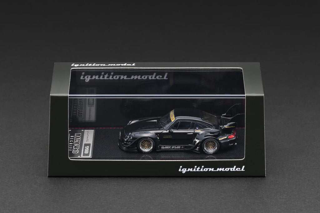 IGNITION MODEL Porsche Rauh-Welt Begriff RWB 993 Black 1/64 scale
