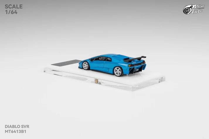(Coming Soon) MICROTURBO 1/64 Custom Diablo SVR - Metallic Blue