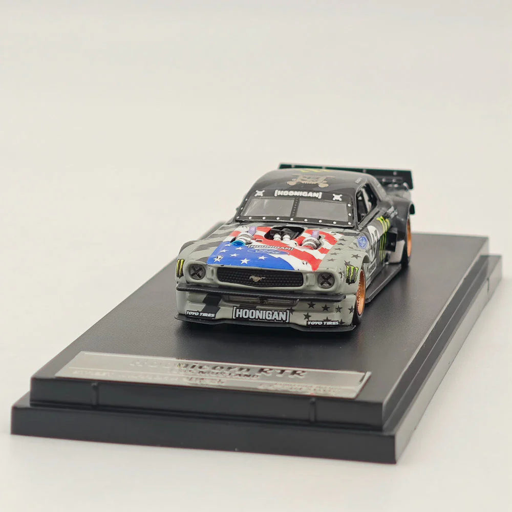 (Coming Soon) STREETWARRIOR 1:64 "Monster Livery" Mustang 1965 Ken Block's Hoonicorn RTR V2 #43