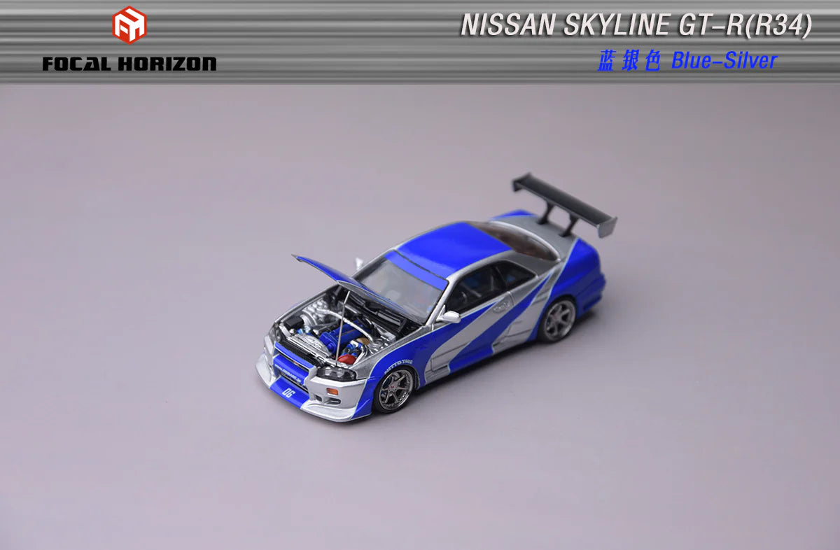 Focal Horizon FH Skyline R34 GTR Silver Blue