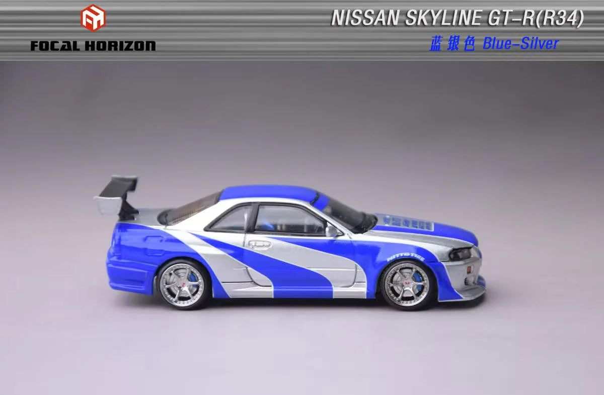 Focal Horizon FH Skyline R34 GTR Silver Blue
