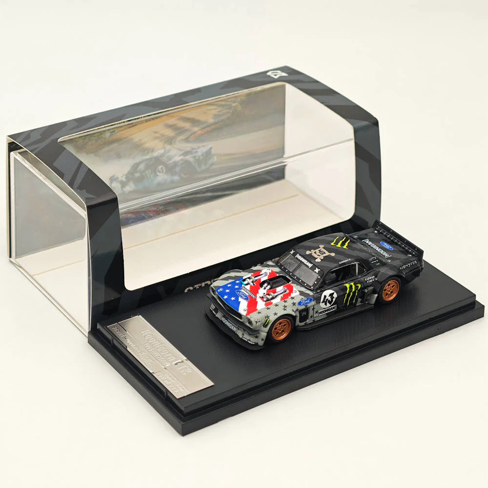 (Coming Soon) STREETWARRIOR 1:64 "Monster Livery" Mustang 1965 Ken Block's Hoonicorn RTR V2 #43