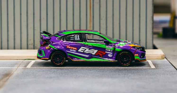Tarmac Works 1:64 Honda Civic Type R FK8 EVA Racing