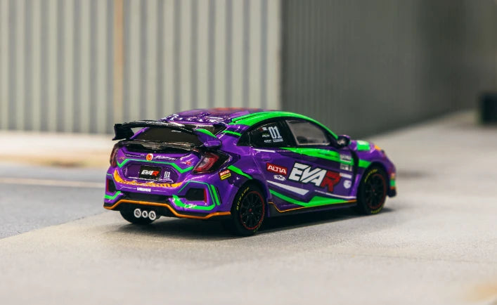 Tarmac Works 1:64 Honda Civic Type R FK8 EVA Racing