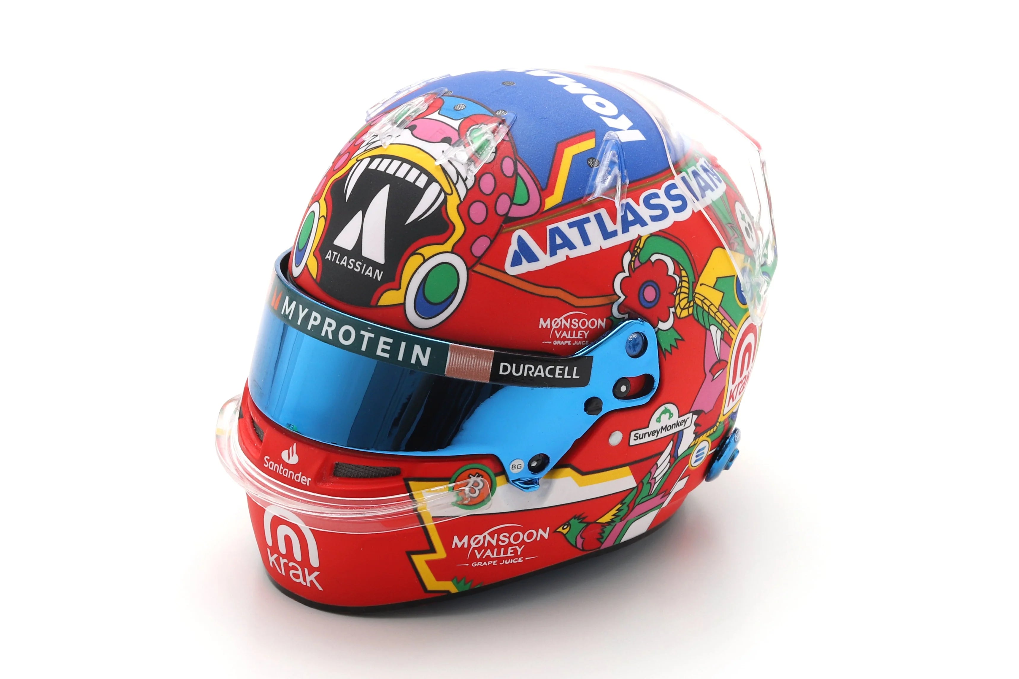 (Pre-Order) SPARK Williams Racing Helmet - Alexander Albon - Mexican GP 2025 1:5
