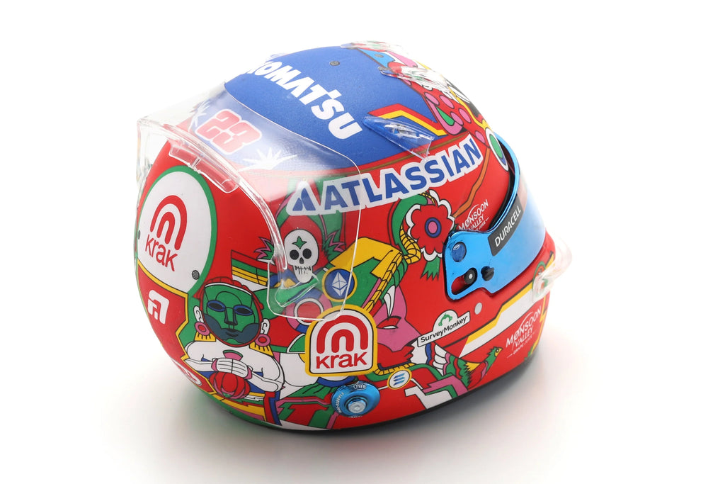 (Pre-Order) SPARK Williams Racing Helmet - Alexander Albon - Mexican GP 2025 1:5