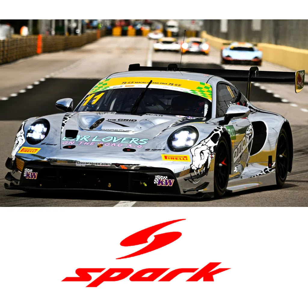 (Coming Soon) SPARK 1/64 Porsche 911 GT3 R (992) No.11 SCHUMACHER CLRT Macau GT Cup - FIA GT World Cup 2025 Ayhancan GÜ VEN