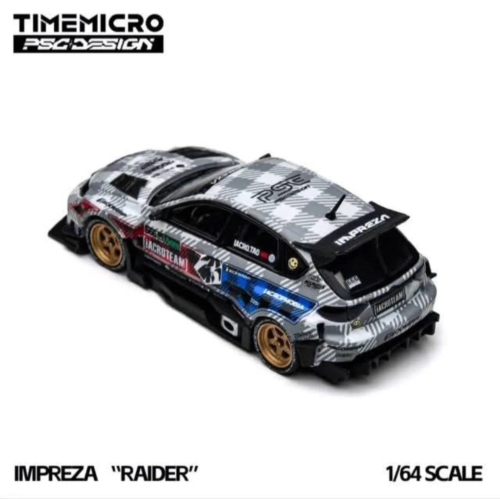 (Coming Soon) TIMEMICRO x PSC DESIGN x iACRO Team 1/64 Subaru Impreza “Raider”