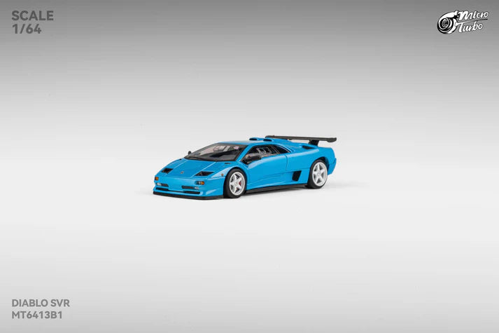 (Coming Soon) MICROTURBO 1/64 Custom Diablo SVR - Metallic Blue