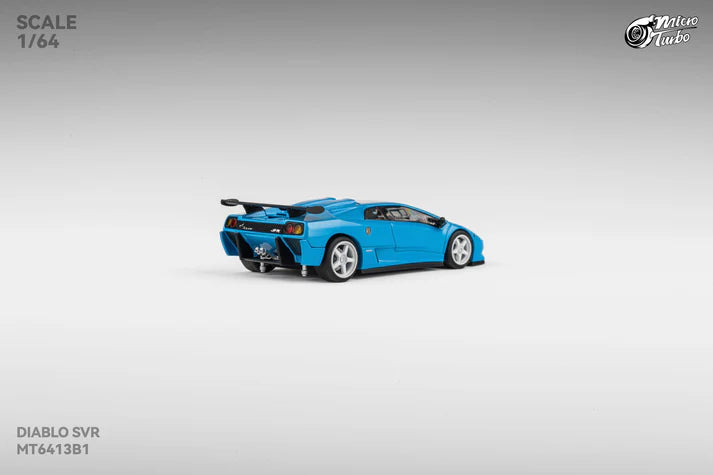 (Coming Soon) MICROTURBO 1/64 Custom Diablo SVR - Metallic Blue