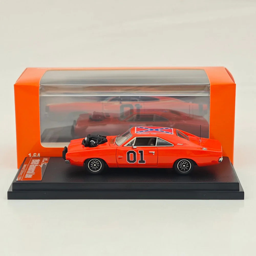 MINIFORGE 1/64 1969 Charger "General Lee" Exposed Blown V8 Orange