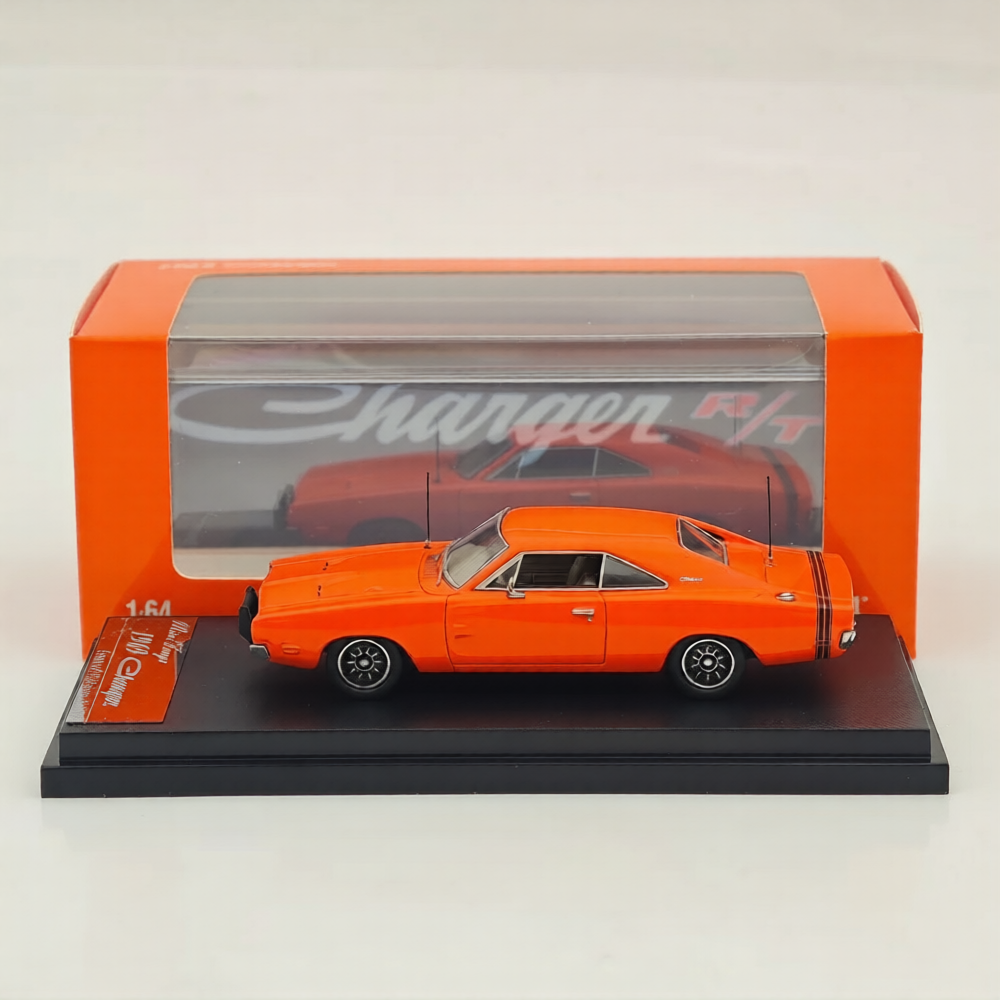 Mini Forge 1969 Charger R/T Orange With Black Stripe