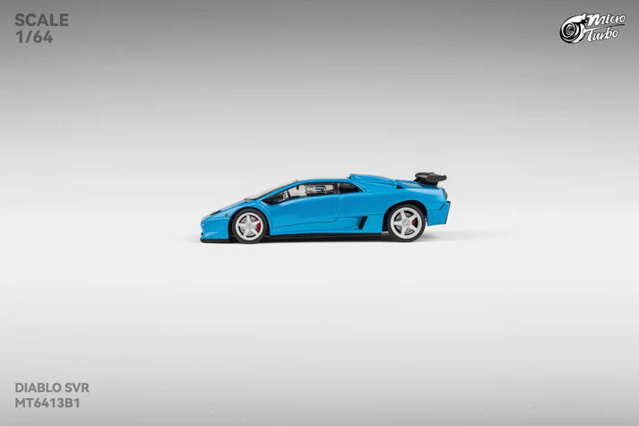 (Coming Soon) MICROTURBO 1/64 Custom Diablo SVR - Metallic Blue