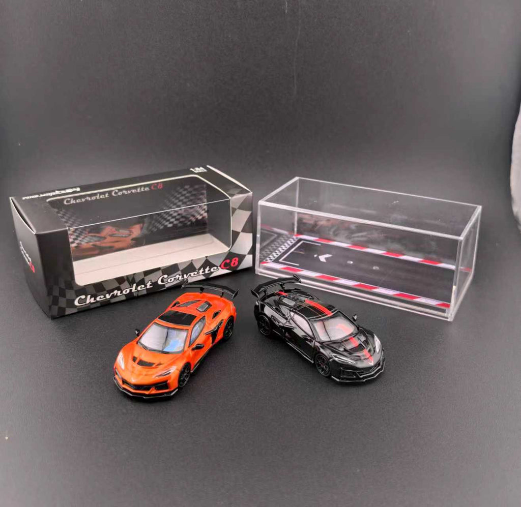 FINEWORKS64 1:64 Chevrolet Corvette C8 ZR1 Orange