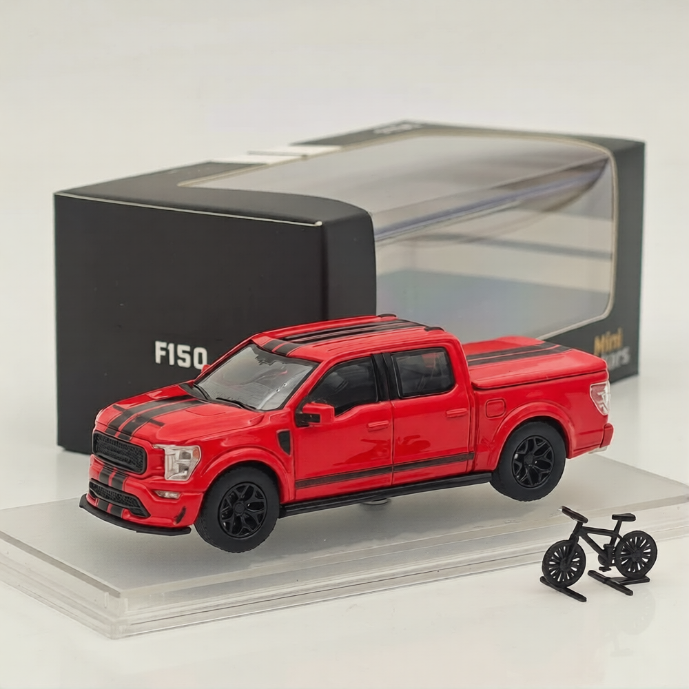 Fine Works64 Carroll Shelby F-150 Pickup Truck Red With Accessories