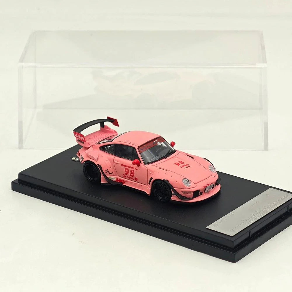 Street Warrior 1/64 Porsche 993 RWB #93 "Hooters" Pink