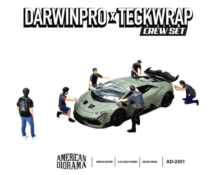 (Coming Soon) American Diorama 1:64 Figures Set DarwinPro x Teckwrap Crew – MiJo Exclusives – Limited Edition