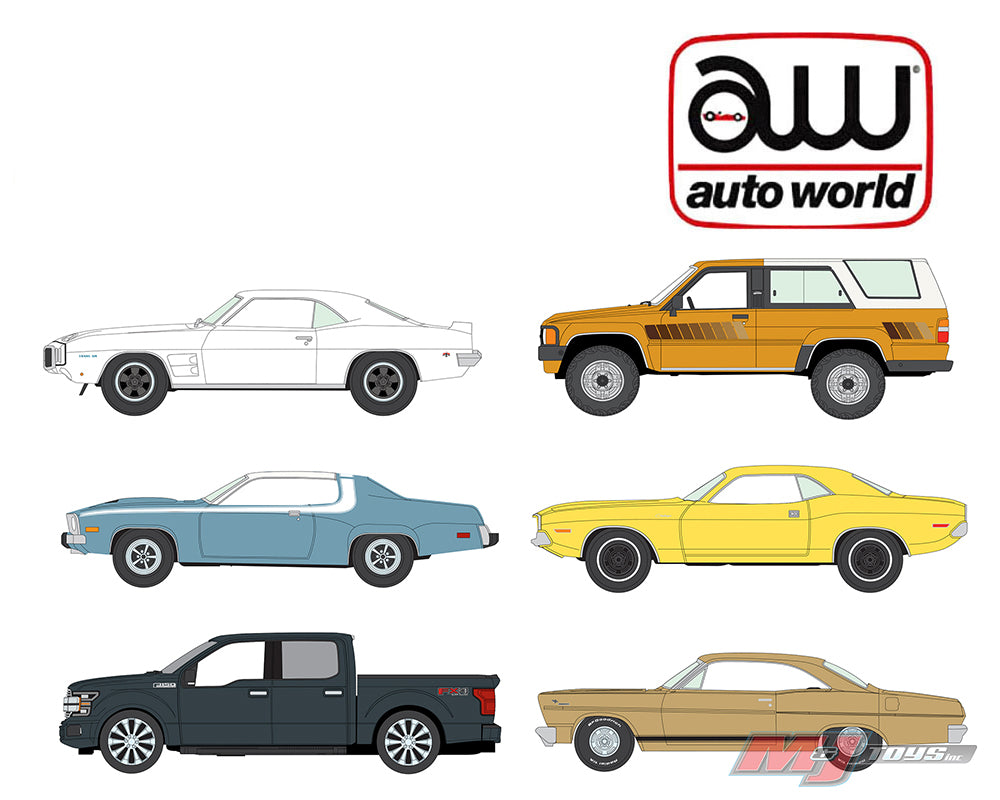 (Coming Soon) Auto World 1:64 2026 Premium Release 3 Assortment Version A