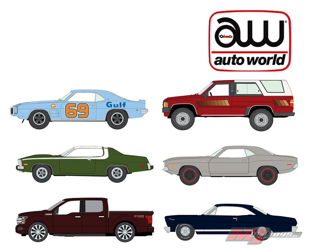 (Coming Soon) Auto World 1:64 2026 Premium Release 3 Assortment Version B