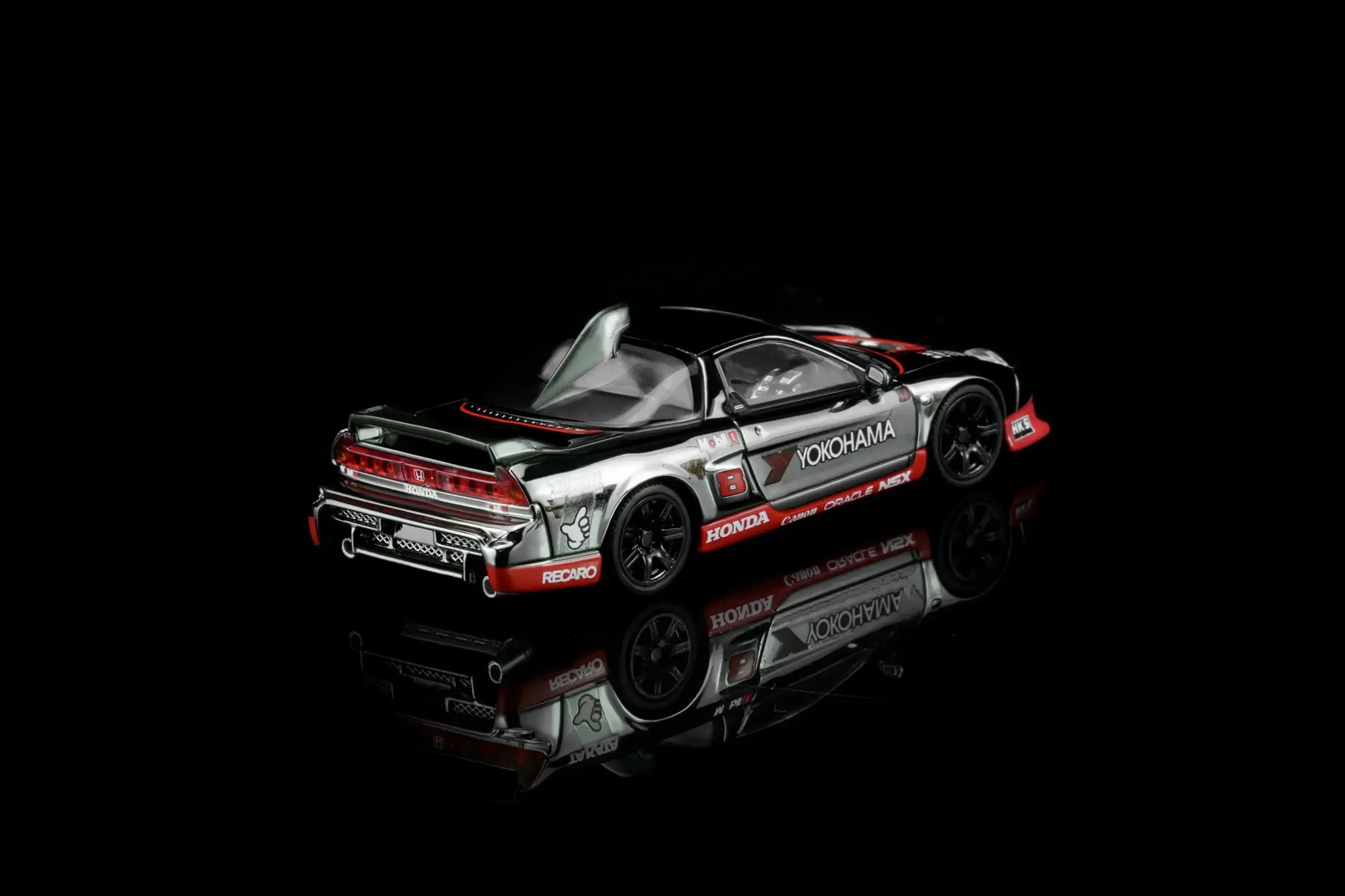 (Coming Soon) MOTORHELIX 1/64 Honda NSX-R Custom GT Look Customized Electroplating Gun Gray