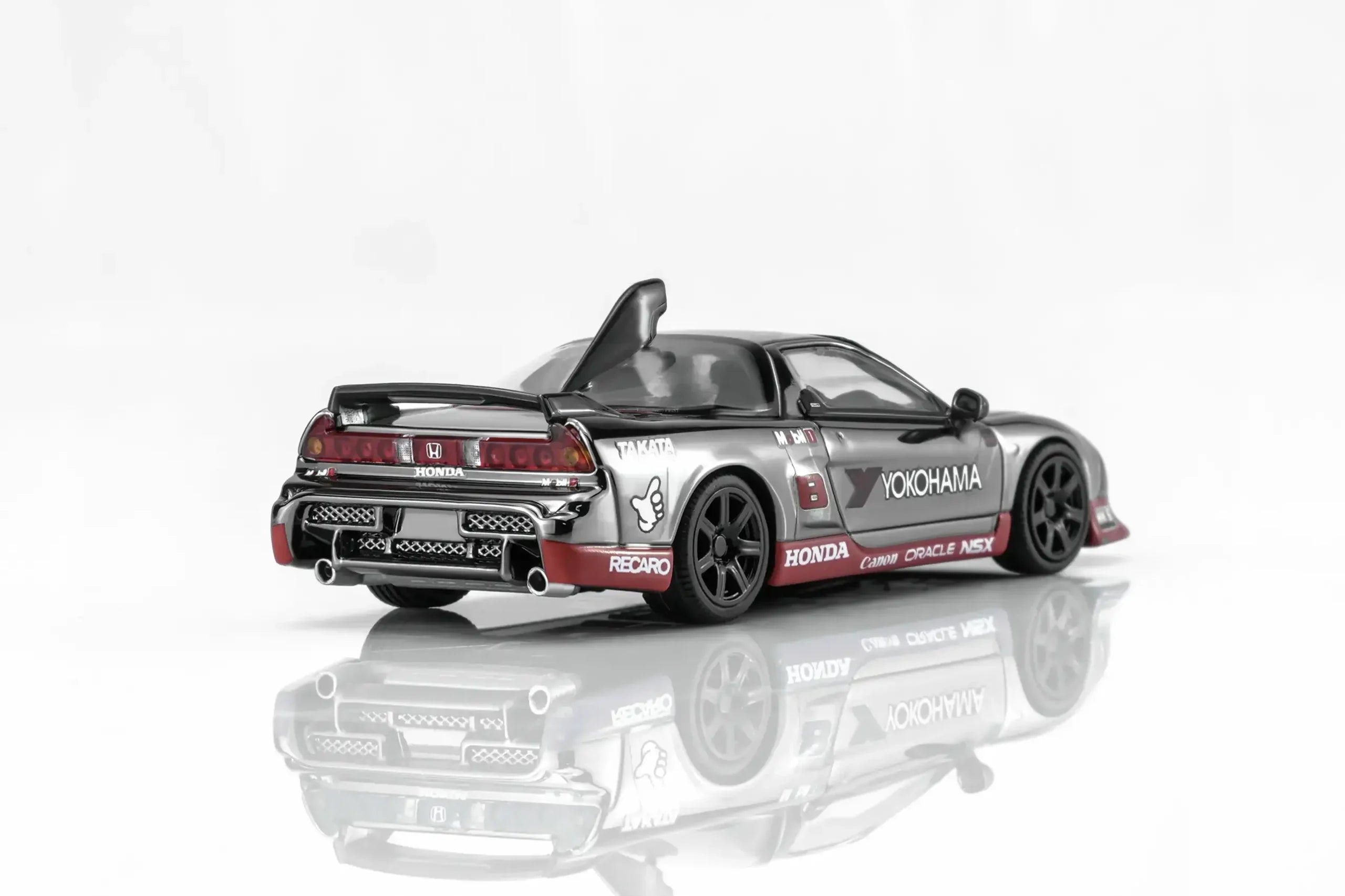 (Coming Soon) MOTORHELIX 1/64 Honda NSX-R Custom GT Look Customized Electroplating Gun Gray