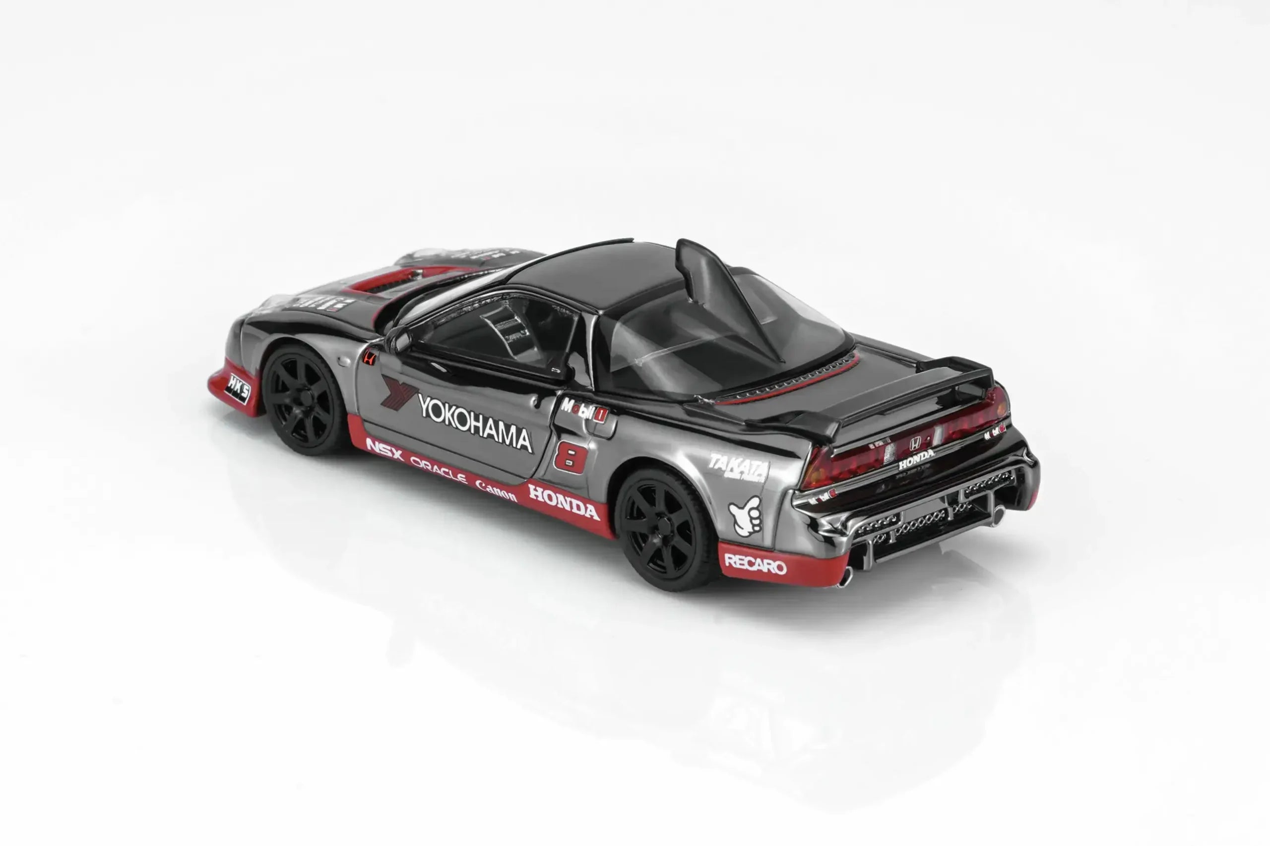 (Coming Soon) MOTORHELIX 1/64 Honda NSX-R Custom GT Look Customized Electroplating Gun Gray