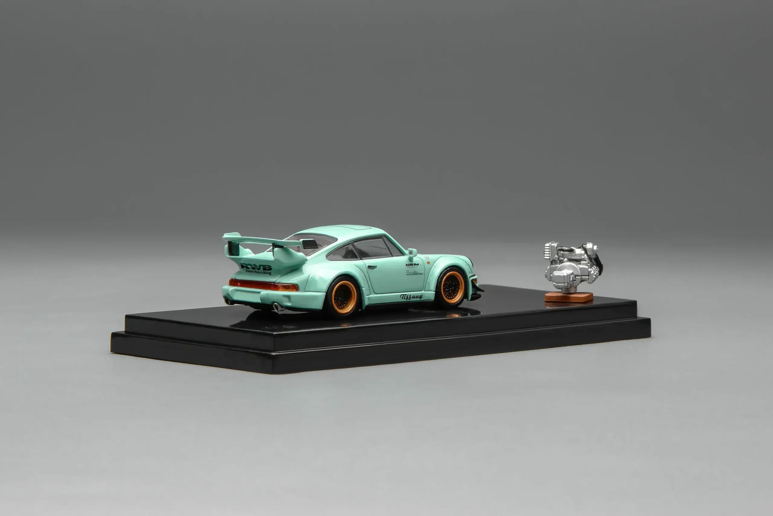 (Coming Soon) MOTORHELIX 1/64 RWB 964 Tiffany with magnetic air-cooled engine