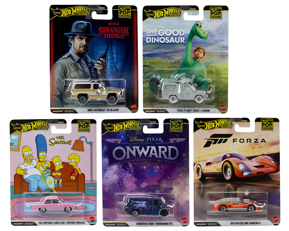 (Coming Soon) Hot Wheels 1:64 Pop Culture S Case 2026 5-car set