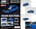 (Coming Soon) HOBBY JAPAN 1/64 Honda Civic Type R (FL5) MUGEN - Racing Blue Pearl
