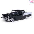 (Coming Soon) IXO America 1:64 Scale 1957 Chevrolet One-Fifty Sedan - Onyx Black and India Ivory