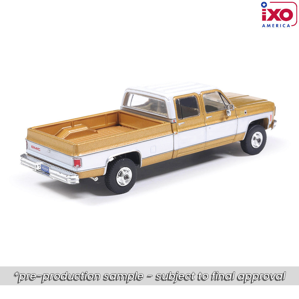 (Pre-Order) IXOAMERICA 1:64 Scale 1975 GMC Sierra Classic - Yuba Gold ** ETA - 1 Week**
