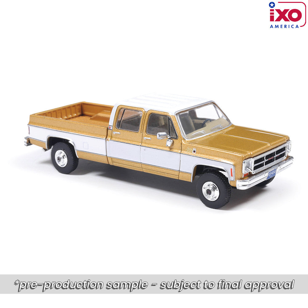 (Pre-Order) IXOAMERICA 1:64 Scale 1975 GMC Sierra Classic - Yuba Gold ** ETA - 1 Week**
