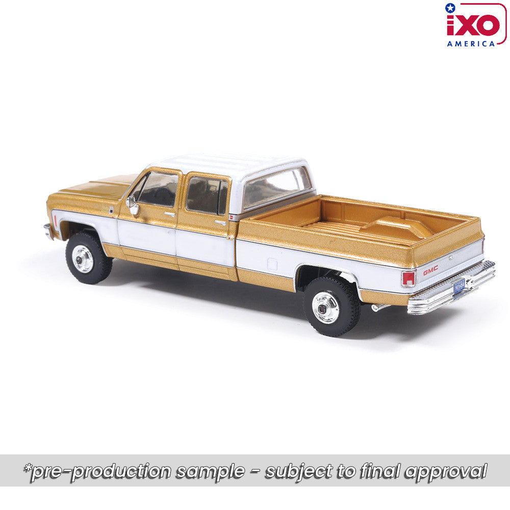 (Pre-Order) IXOAMERICA 1:64 Scale 1975 GMC Sierra Classic - Yuba Gold ** ETA - 1 Week**