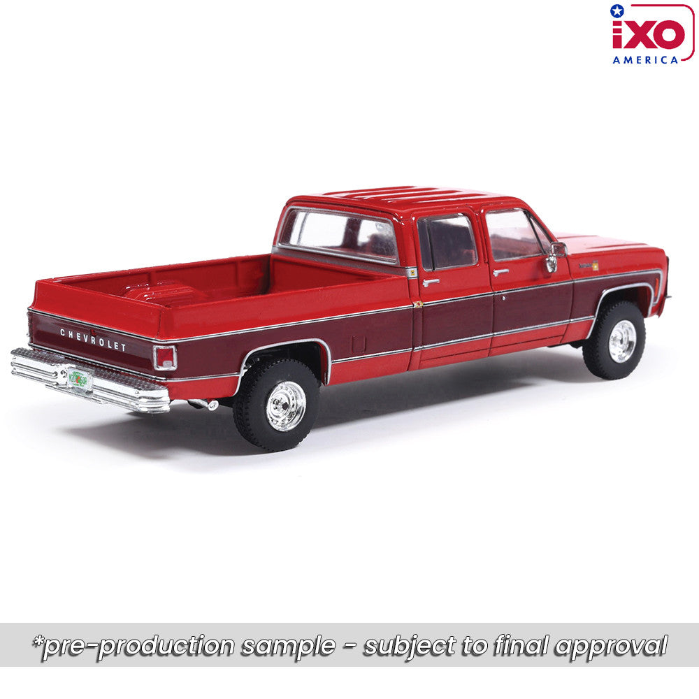 (Pre-Order) IXOAMERICA 1:64 Scale 1979 Chevrolet Scottsdale K20 - Carmine Red & Dark Carmine Red **ETA - 1 Week**
