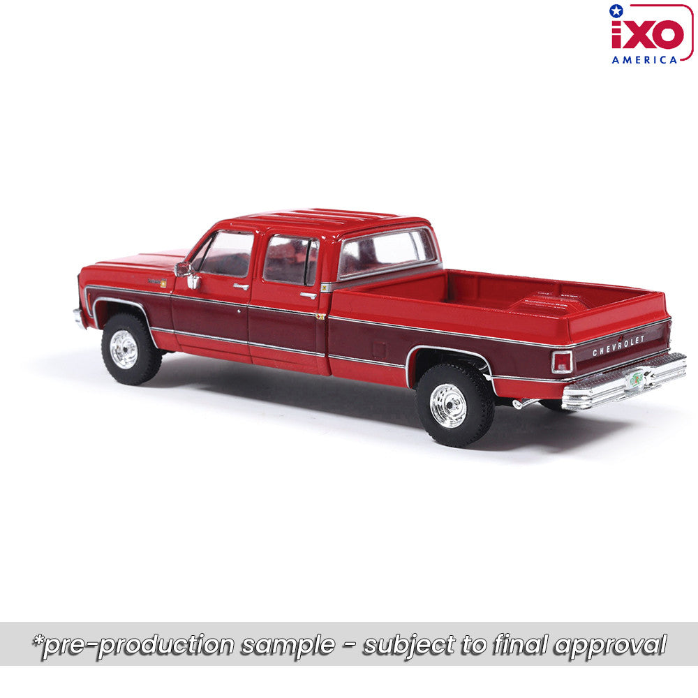 (Pre-Order) IXOAMERICA 1:64 Scale 1979 Chevrolet Scottsdale K20 - Carmine Red & Dark Carmine Red **ETA - 1 Week**