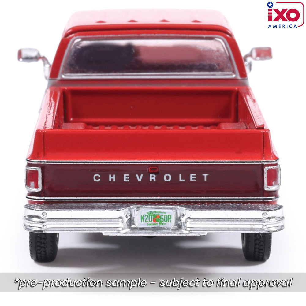 (Pre-Order) IXOAMERICA 1:64 Scale 1979 Chevrolet Scottsdale K20 - Carmine Red & Dark Carmine Red **ETA - 1 Week**