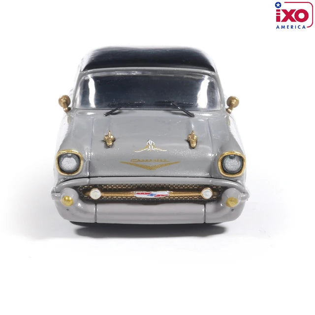 (Coming Soon) IXO America 1:64 1957 Chevrolet Bel Air - Lowrider - Gray