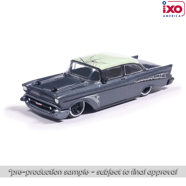 (Coming Soon) IXO America 1:64 1957 Chevrolet Bel Air - Lowrider - Halloween