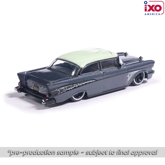 (Coming Soon) IXO America 1:64 1957 Chevrolet Bel Air - Lowrider - Halloween